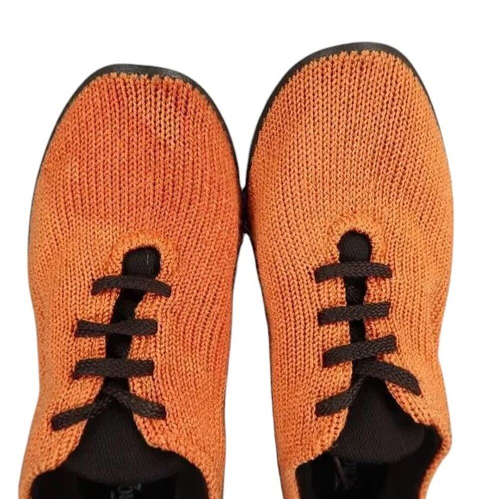 Arcopedico Shoes Womens 38 Casual Oxford Sneakers Knit Comfort Fashion Orange - Picture 5 of 16
